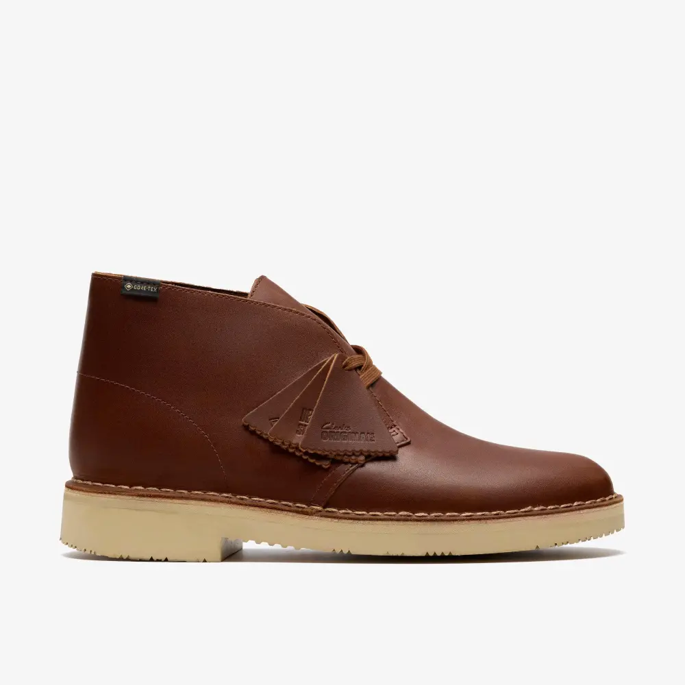 Mens Brown Leather Desert Boot Gore-tex online