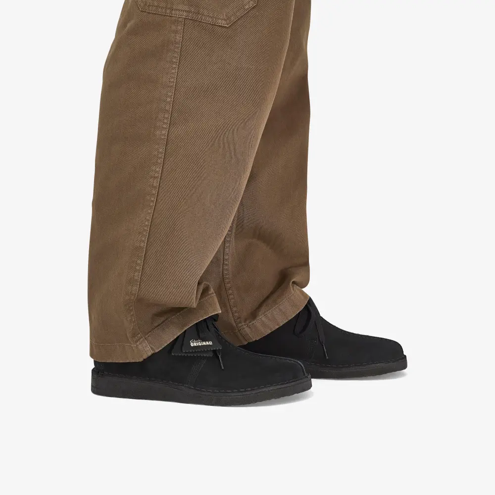 Mens Desert Trek Black Suede Shoes online