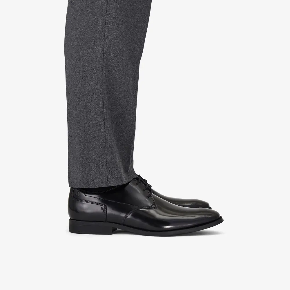 Mens Paulton Lace Black Hi Shine Leather Oxfords online