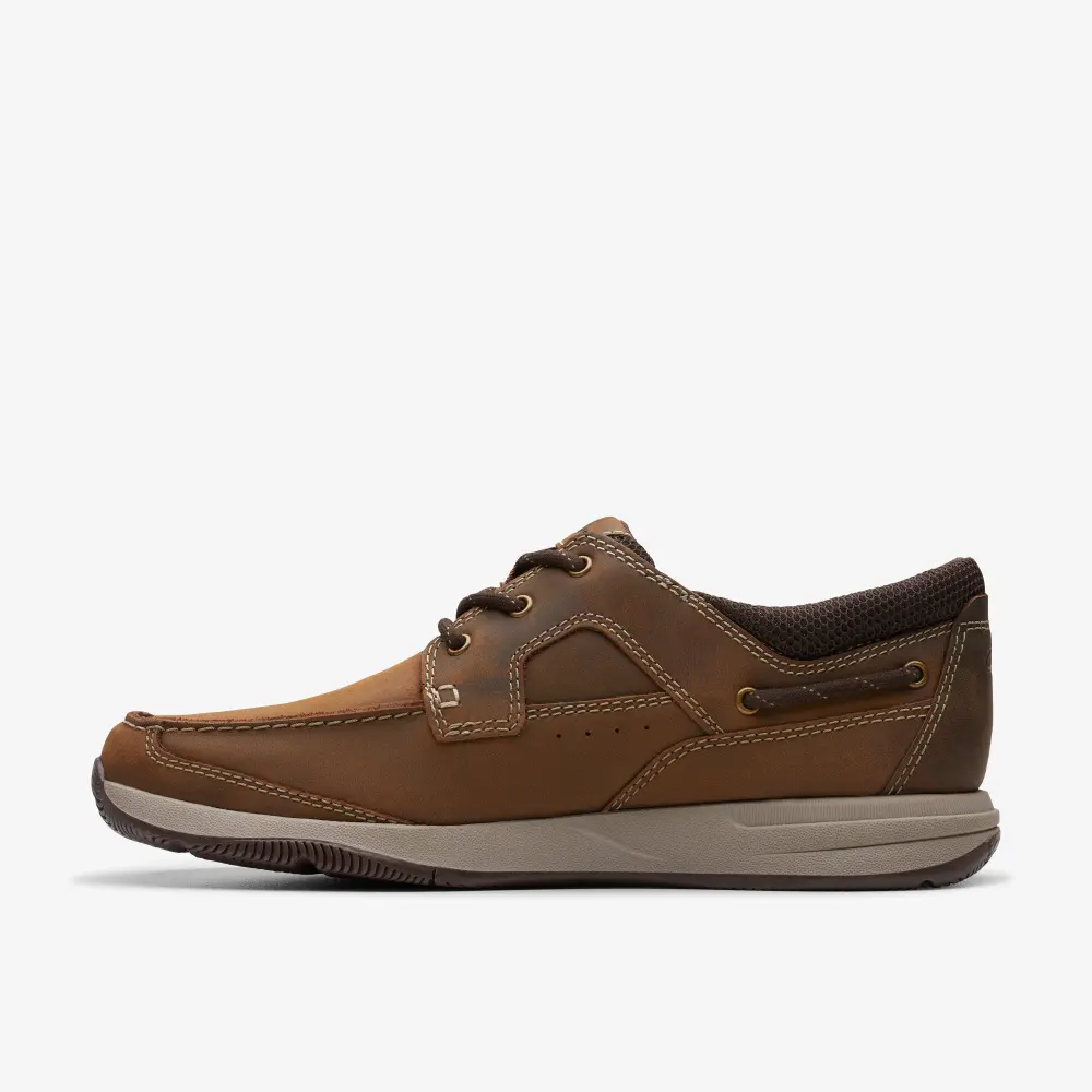 Mens Sailview Lace Beeswax Leather Boat Shoes online