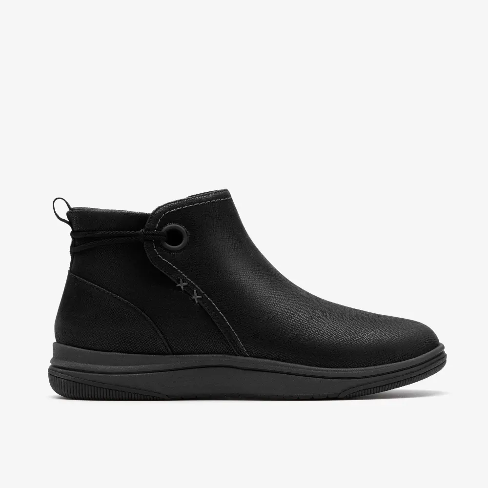 Womens Breeze Derby Black Ankle Boots online