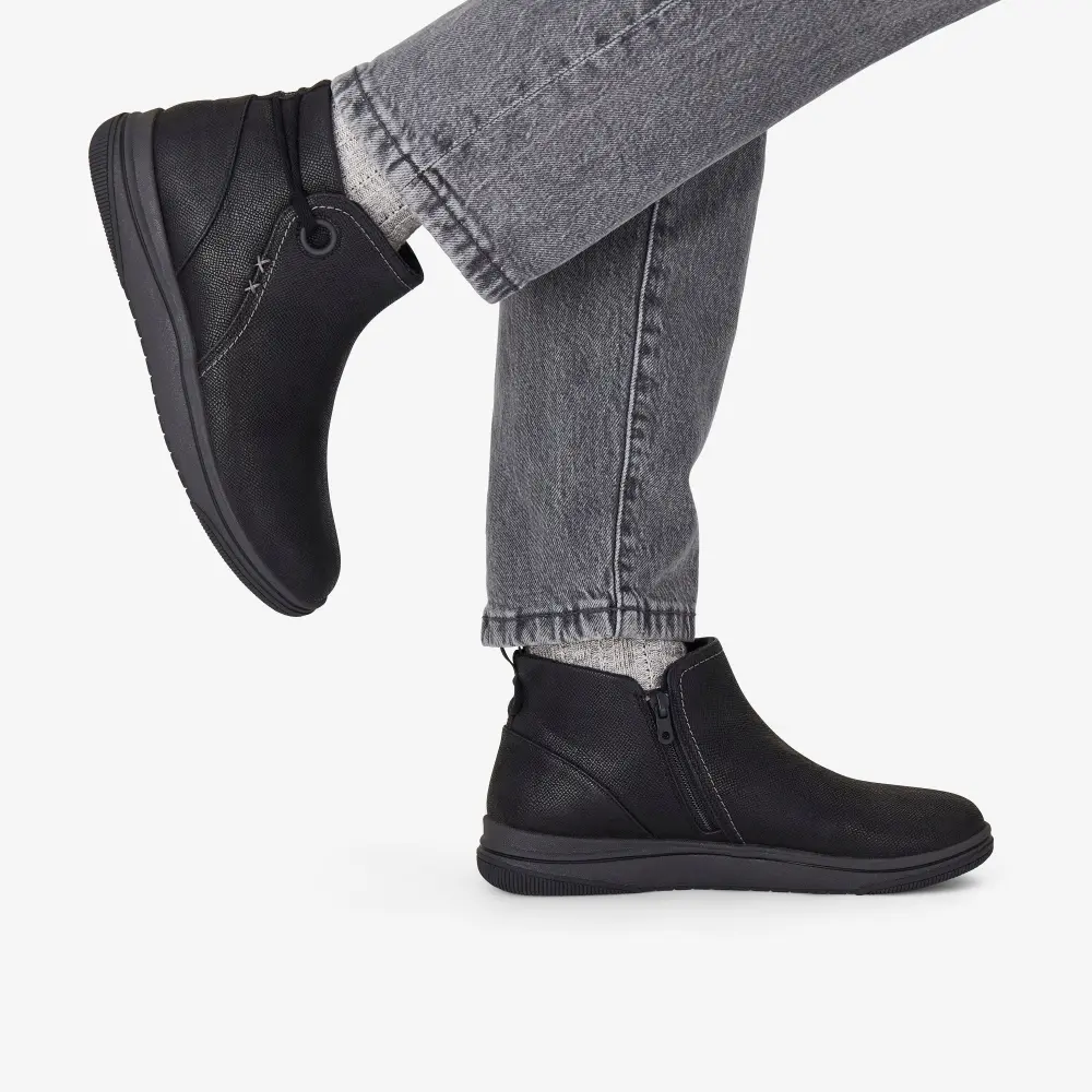 Womens Breeze Derby Black Ankle Boots online