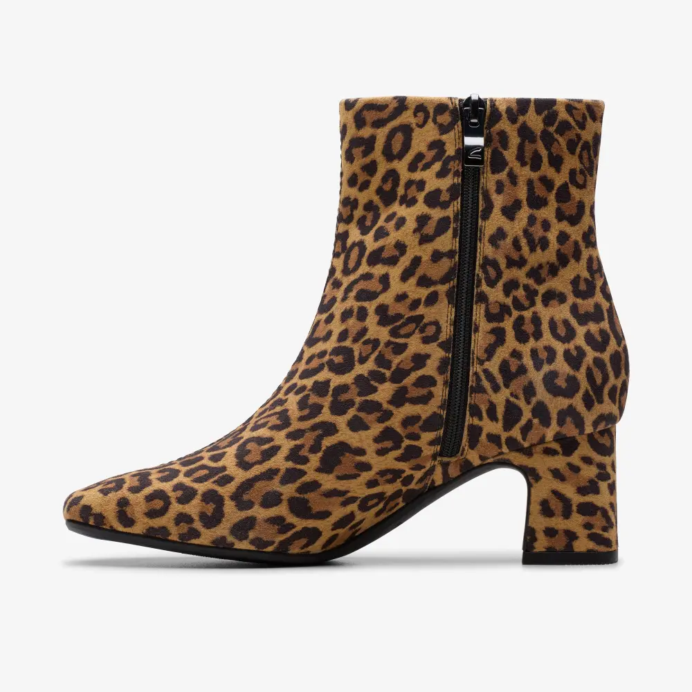 Women’s Fernie Zip Leopard Suede Ankle Boots online