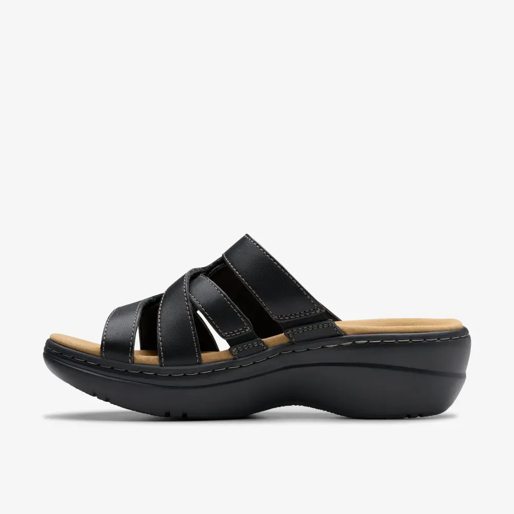 Womens Merliah2 Cove Black Leather Wedges online
