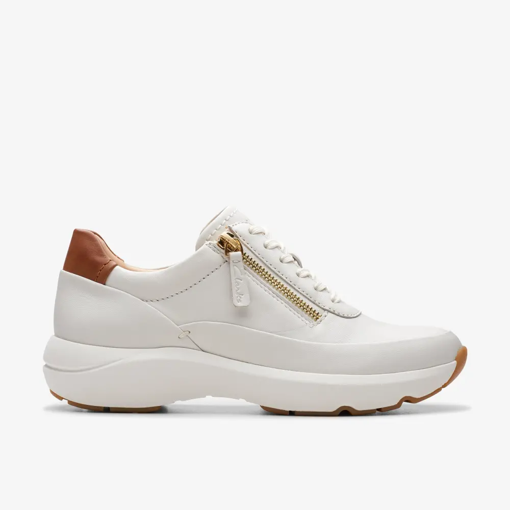 Women’s Tivoli Zip Off White Leather Sneakers online